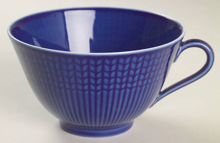 Swedish Grace Ocean Sea (Blue) Footed Cup