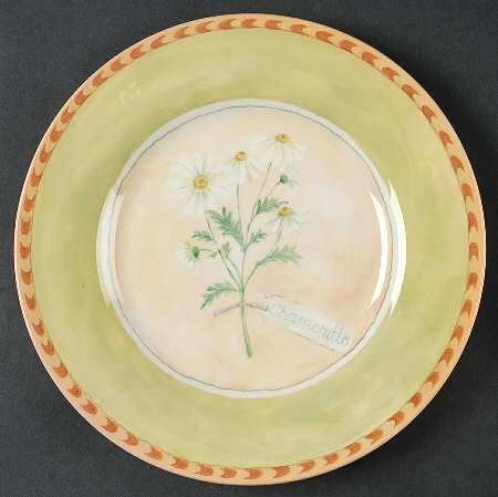Gardener's Journal Salad Plate