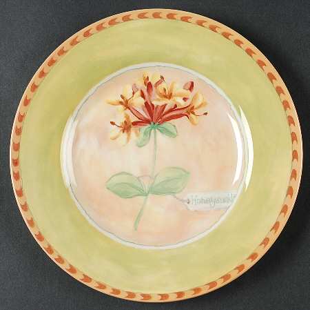 Gardener's Journal Salad Plate
