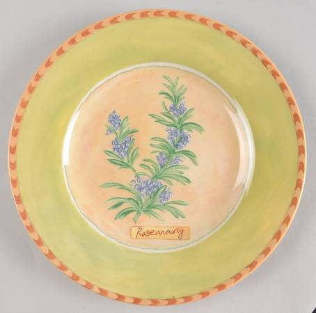 Gardener's Journal Salad Plate