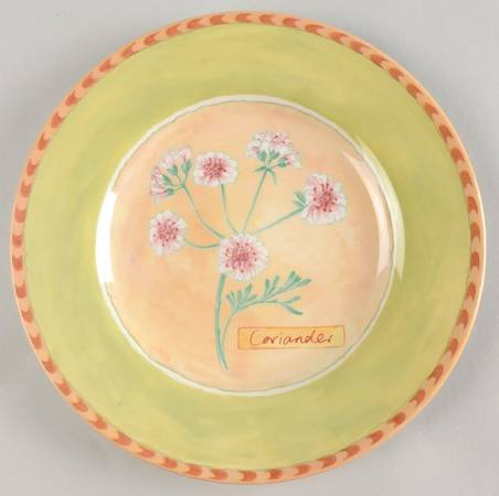 Gardener's Journal Salad Plate