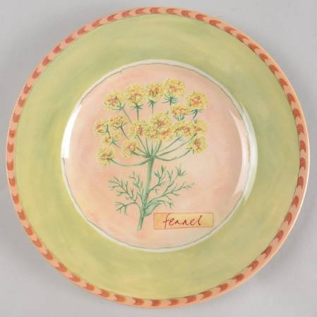 Gardener's Journal Salad Plate