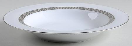 Imperial Platinum Rim Soup Bowl