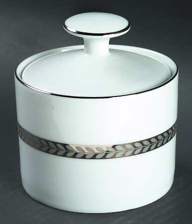 Imperial Platinum Sugar Bowl & Lid