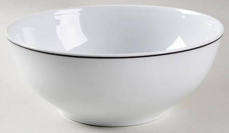 R6L1 Black 9" Round Vegetable Bowl