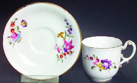 2-921 Flat Demitasse Cup & Saucer Set