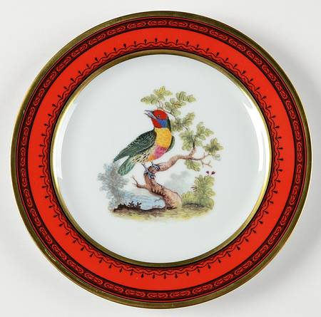 Jardin Du Roi Red Salad Plate