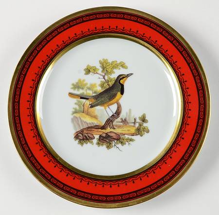 Jardin Du Roi Red Salad Plate
