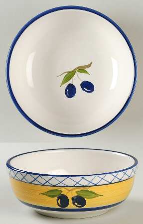 Olive Basket Coupe Cereal Bowl