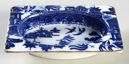 Willow (Gold Trim) 5" Trinket Tray