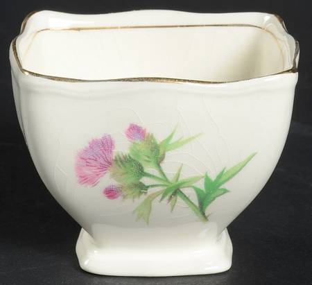 Thistle (Purple) Open Sugar Bowl