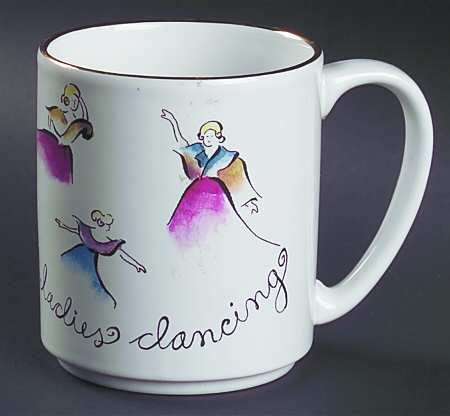 Twelve Days of Christmas (Gold Trim) Mug