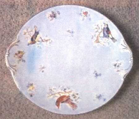 H1422 Handled Cake Plate