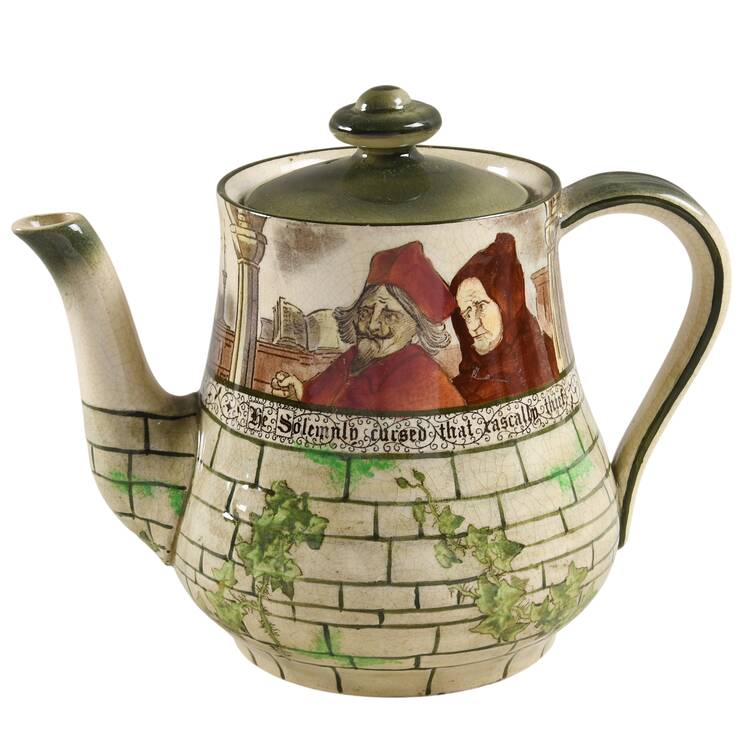 Jackdaw of Rheims Small Teapot & Lid