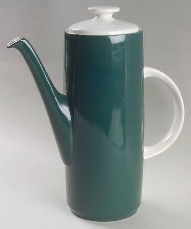 Prisma Mallard Green Coffee Pot & Lid