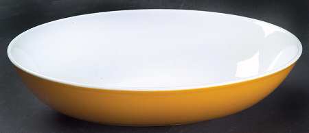 Prisma Maize Yellow 9" Oval Vegetable Bowl