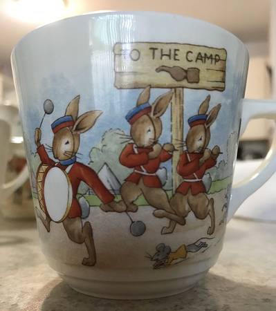 Bunnykins (Casino Shape) Flat Casino Shape Cup