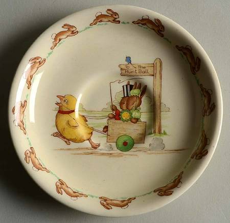 Bunnykins (Casino Shape) Casino Shape Saucer for Flat Cup