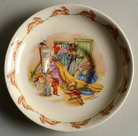 Bunnykins (Casino Shape) Saucer for Flat Casino Shape Cup