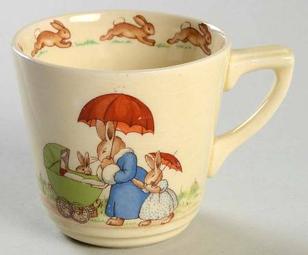 Bunnykins (Casino Shape) Casino Shape Flat Cup