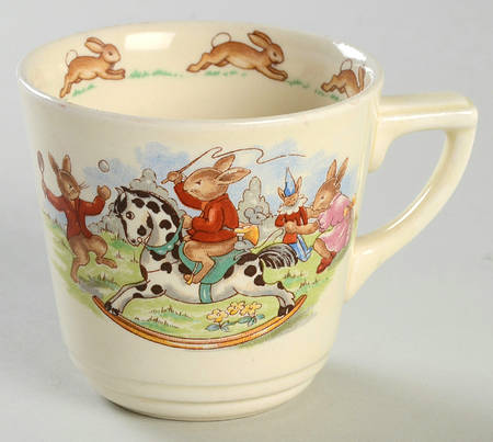 Bunnykins (Casino Shape) Flat Casino Shape Cup
