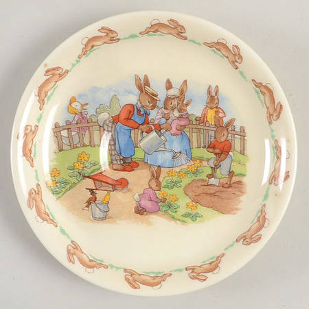 Bunnykins (Casino Shape) Saucer for Flat Casino Shape Cup