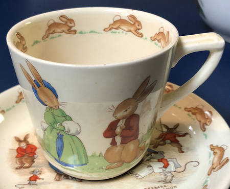 Bunnykins (Casino Shape) Flat Casino Shape Cup