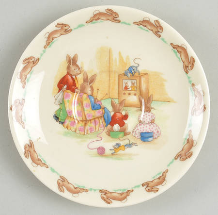 Bunnykins (Casino Shape) Saucer for Flat Casino Shape Cup
