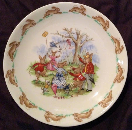 Bunnykins (Casino Shape) Saucer for Flat Casino Shape Cup