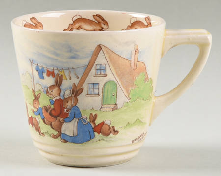 Bunnykins (Casino Shape) Flat Casino Shape Cup