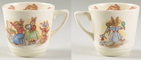 Bunnykins (Casino Shape) Flat Casino Shape Cup