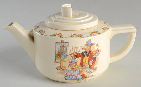Bunnykins (Casino Shape) Teapot & Lid