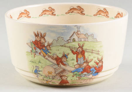 Bunnykins (Casino Shape) Oversize Open Sugar Bowl