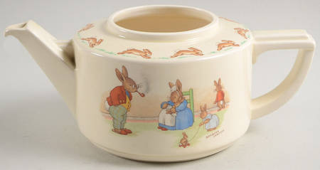 Bunnykins (Casino Shape) Small Teapot No Lid