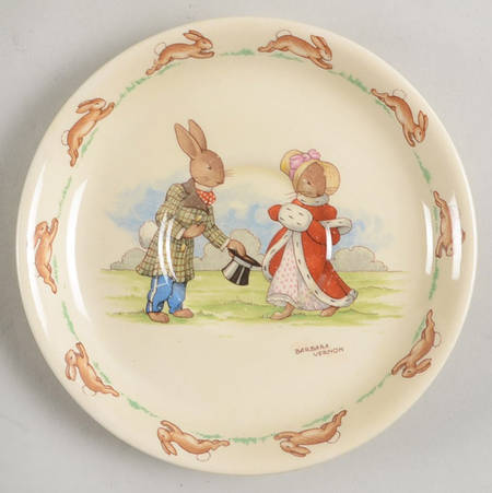Bunnykins (Casino Shape) Saucer for Flat Casino Shape Cup