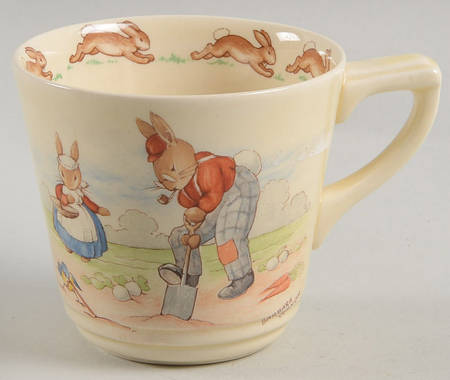 Bunnykins (Casino Shape) Casino Shape Flat Cup