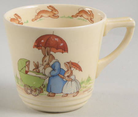 Bunnykins (Casino Shape) Casino Shape Flat Cup
