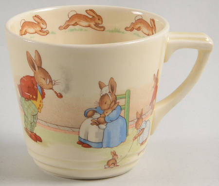 Bunnykins (Casino Shape) Flat Casino Shape Cup