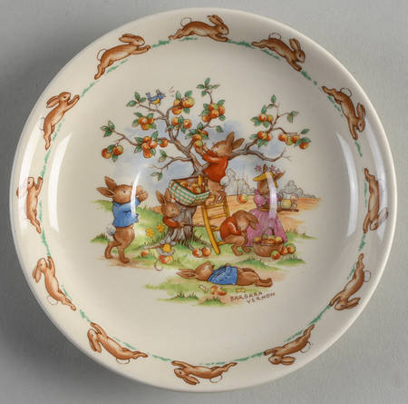 Bunnykins (Casino Shape) Saucer for Flat Casino Shape Cup