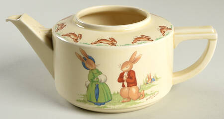 Bunnykins (Casino Shape) Mini Teapot No Lid