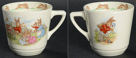 Bunnykins (Casino Shape) Flat Casino Shape Cup