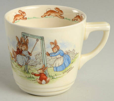 Bunnykins (Casino Shape) Flat Casino Shape Cup