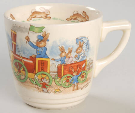 Bunnykins (Casino Shape) Flat Casino Shape Cup