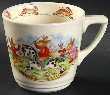 Bunnykins (Casino Shape) Flat Casino Shape Cup
