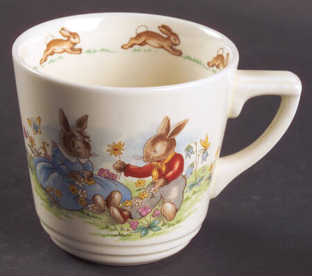 Bunnykins (Casino Shape) Flat Casino Shape Cup