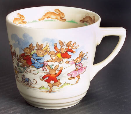 Bunnykins (Casino Shape) Flat Casino Shape Cup