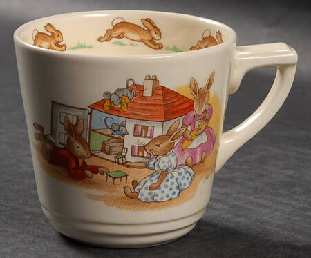 Bunnykins (Casino Shape) Flat Casino Shape Cup