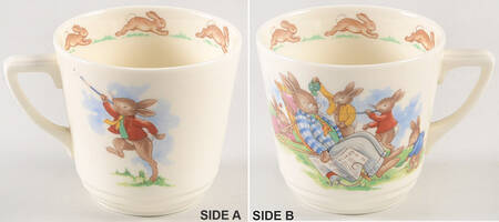Bunnykins (Casino Shape) Flat Casino Shape Cup