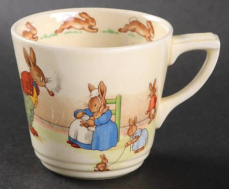 Bunnykins (Casino Shape) Flat Casino Shape Cup