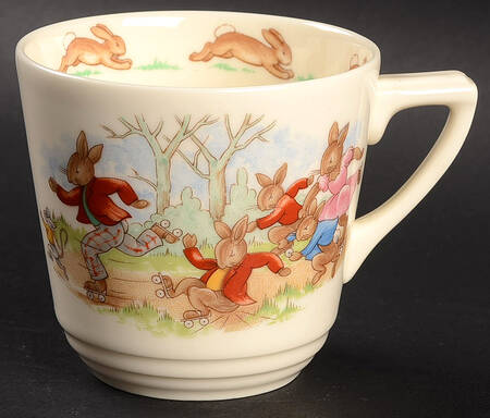 Bunnykins (Casino Shape) Flat Casino Shape Cup